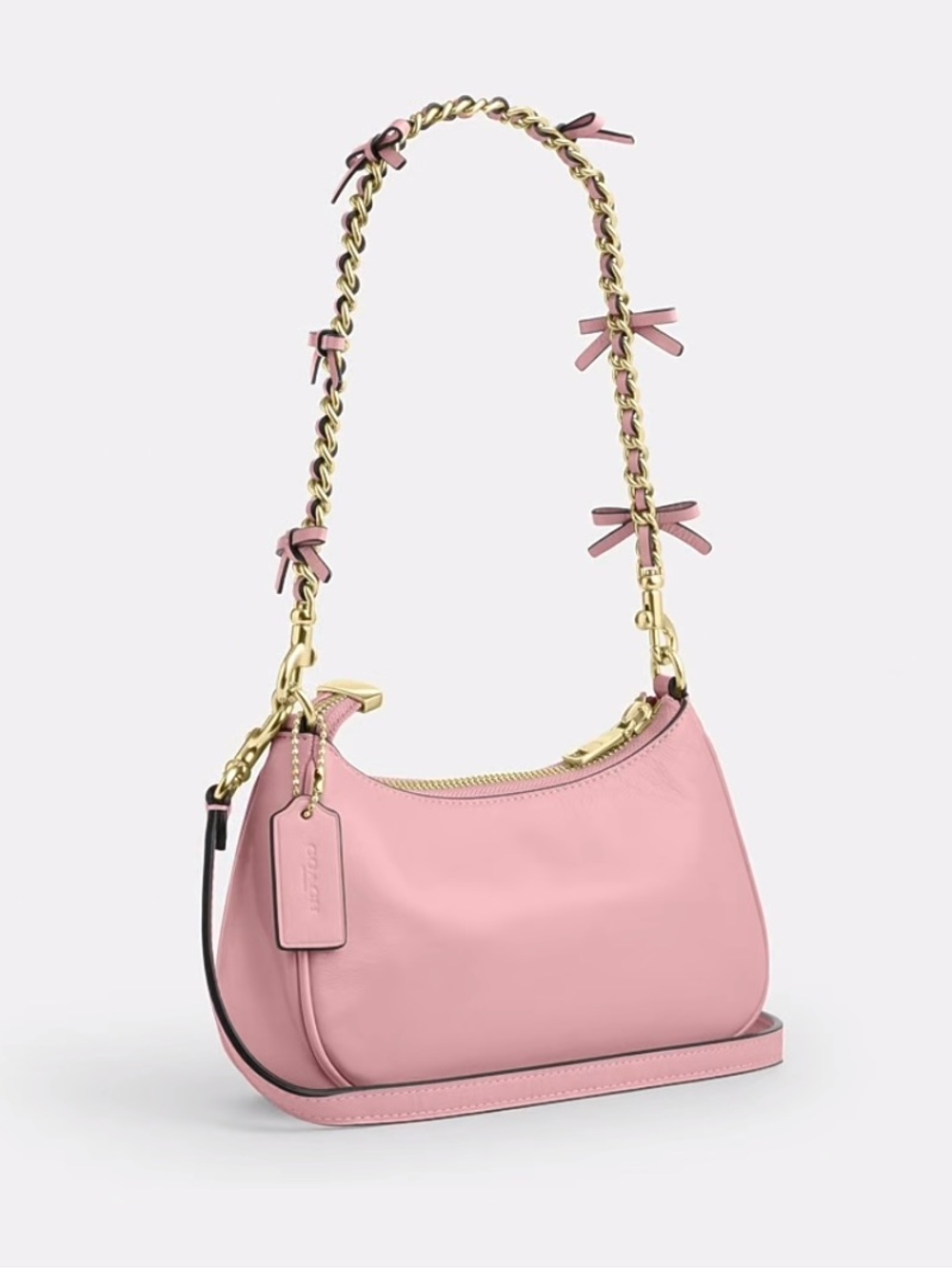 NWT！COACH Teri Mini Crossbody Bag With Bows（soft pink） - Picture 5 of 9